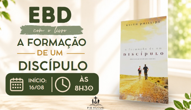 Livro A Formação de um Discípulo