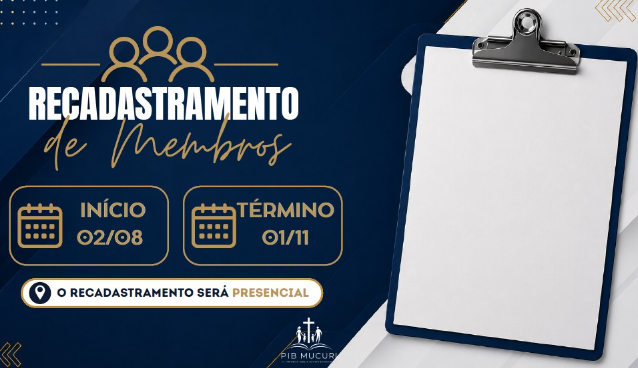 Recadastramento de Membros